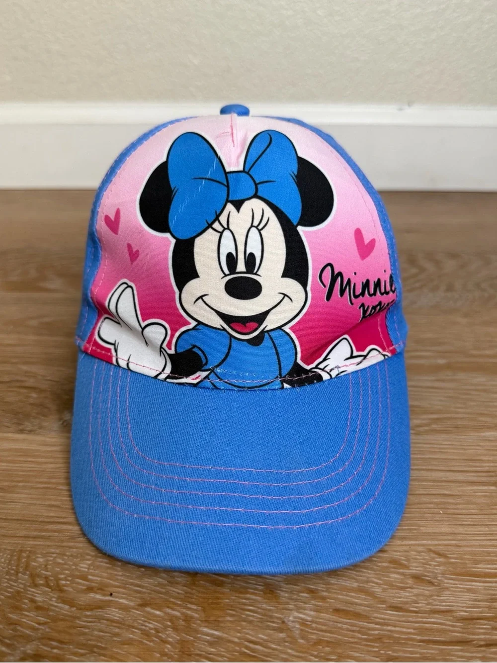 Disney BUNDLE (4) Minnie Mouse Toddler Baseball Cap Hat, Size 3T - 5T